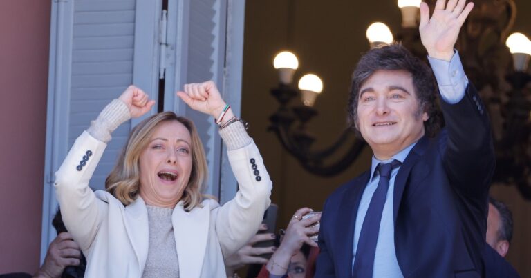 Javier Milei viaja a Italia y vuelve a compartir un acto con Giorgia Meloni