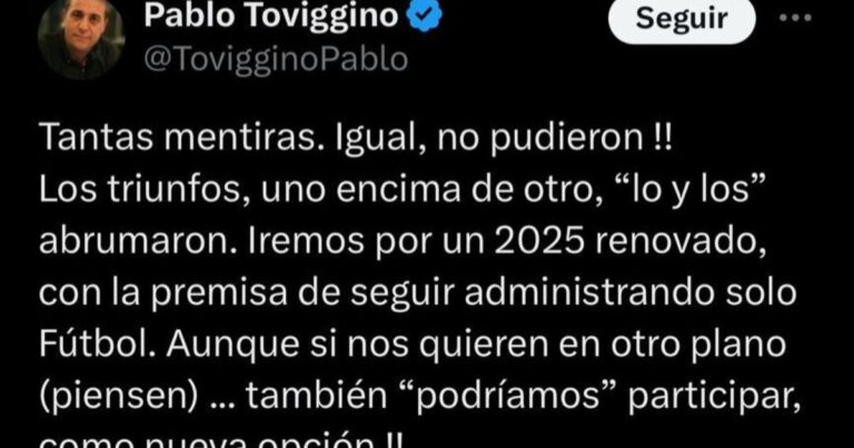 La ironía y el mensaje por las Fiestas de la mano derecha de Tapia
