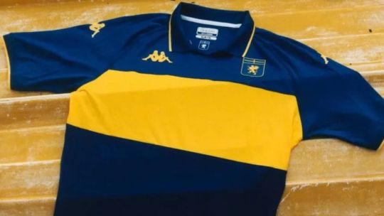 Genoa presentó su nueva camiseta en homenaje a Boca: «Está dedicada a ti, hermano»