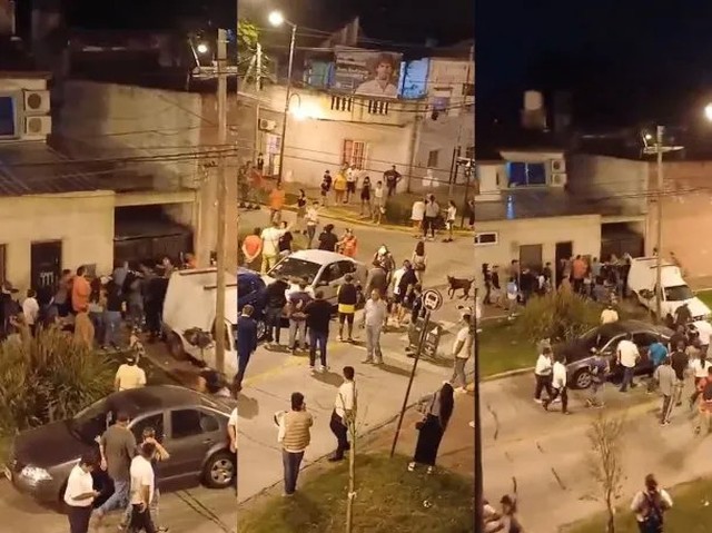 Graves incidentes en San Fernando durante la apertura de un local de La Libertad Avanza