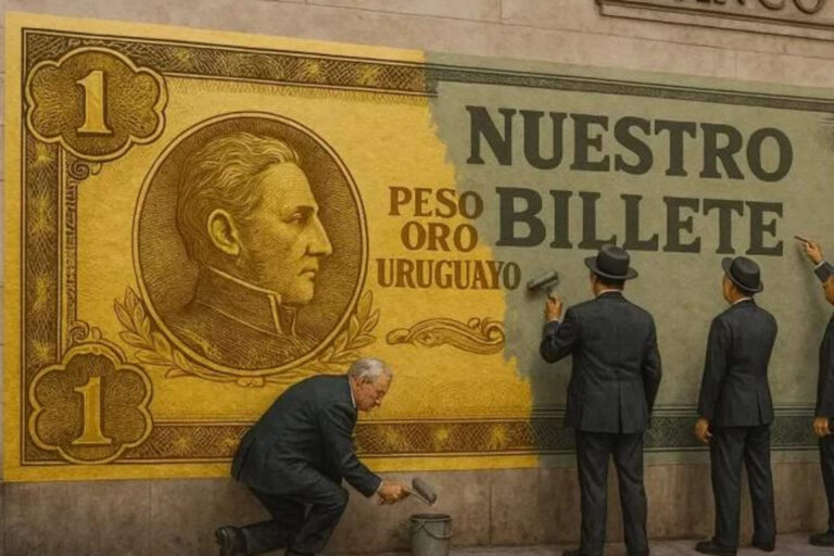 Uruguay brilló con el oro, hoy la moneda es papel pintado
