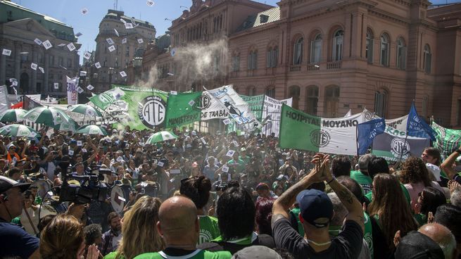 Paro de ATE en rechazo a la limitación del derecho a huelga