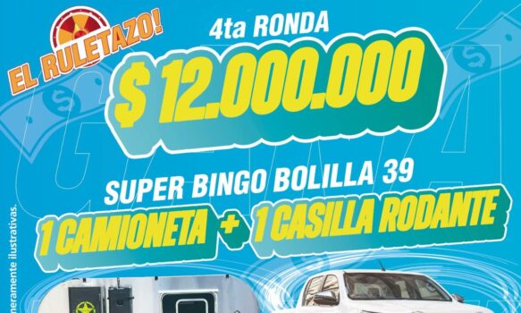 Torres estará presente en el sorteo del Telebingo Chubutense de este 25 de Mayo