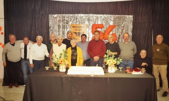 Biss acompañó el 54 aniversario de Bigornia Club y destacó su rol social en la comunidad