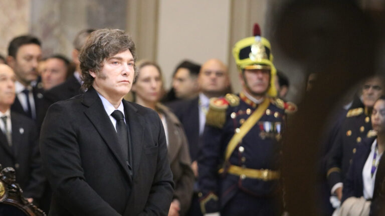 Milei evitó a Villarruel en el tedeum del 25 de mayo