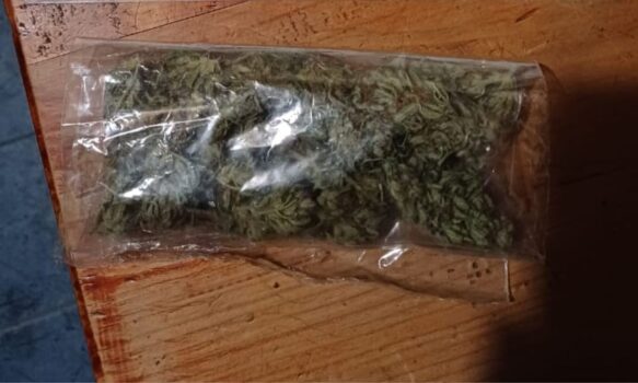En un control preventivo, la policía incautó marihuana