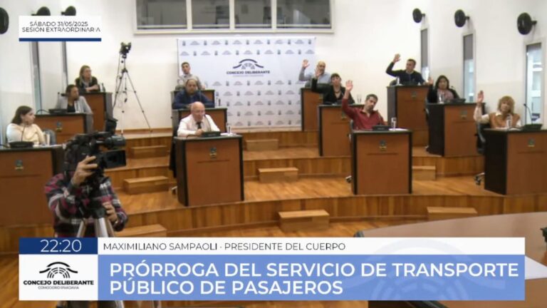 El Concejo avaló la prórroga al contrato de colectivos