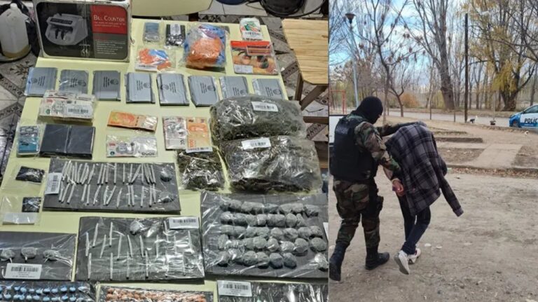 Desbarataron una red narco en El Chañar que vendía droga en casas y comercios