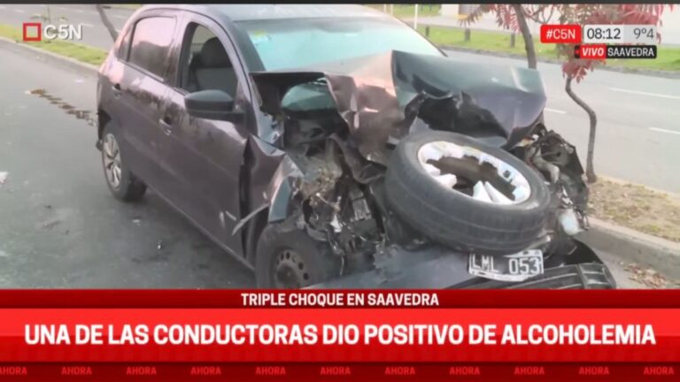 Choque en Saavedra: dos mujeres fueron trasladadas por politraumatismos