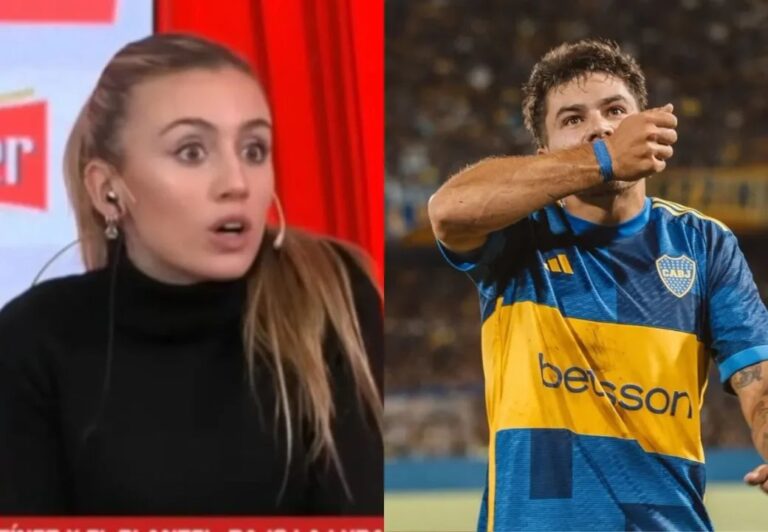 Morena Beltrán le tiró un picante palo a Russo y Riquelme porque Lucas Blondel fue «colgado» en boca