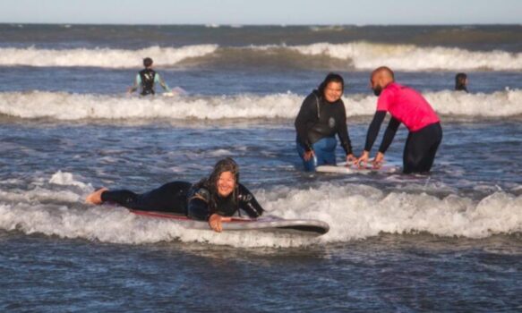 Rawson busca regular la práctica de deportes náuticos en Playa Unión