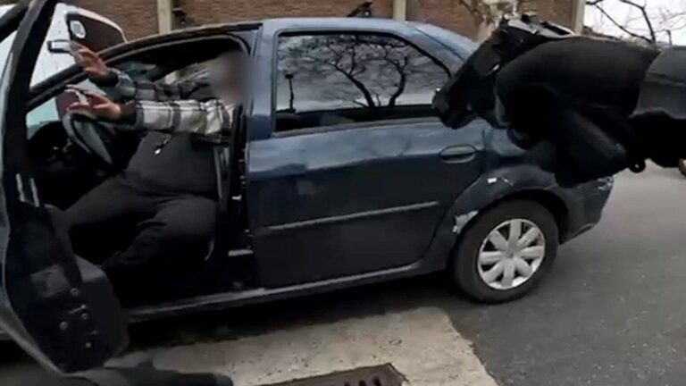 Persecución de película en Nueva Pompeya: robó un auto y fue detenido a las pocas cuadras