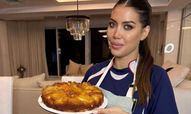 Cómo hacer la torta invertida de manzanas de Wanda Nara: fácil, rica y húmeda