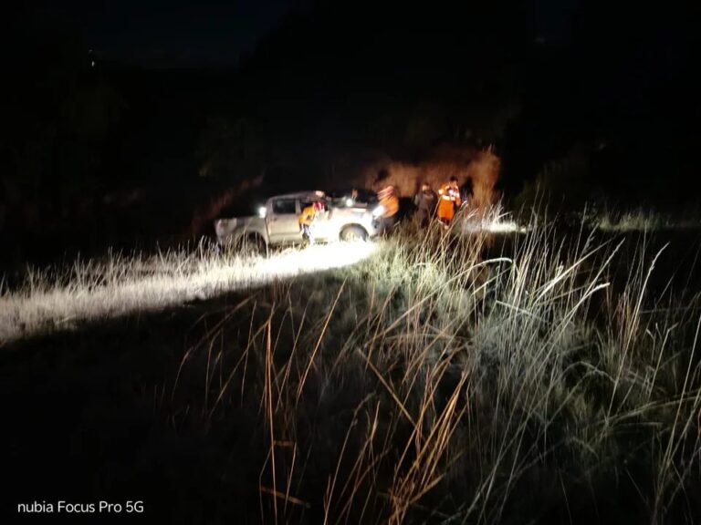 Dos hombres que viajaban en una camioneta sin usar cinturón de seguridad volcaron en una ruta de Chubut