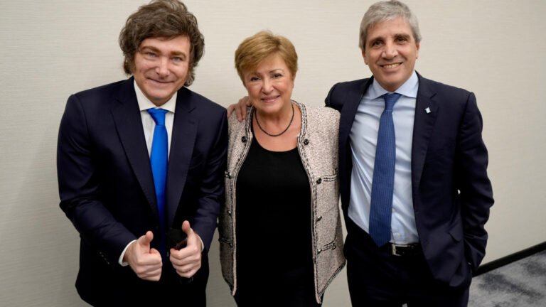 Georgieva se reunió con Milei y elogió el rumbo del gobierno argentino
