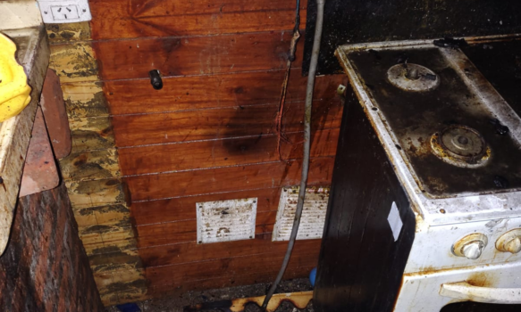 Se quedó dormido con la hornalla prendida y provocó un incendio